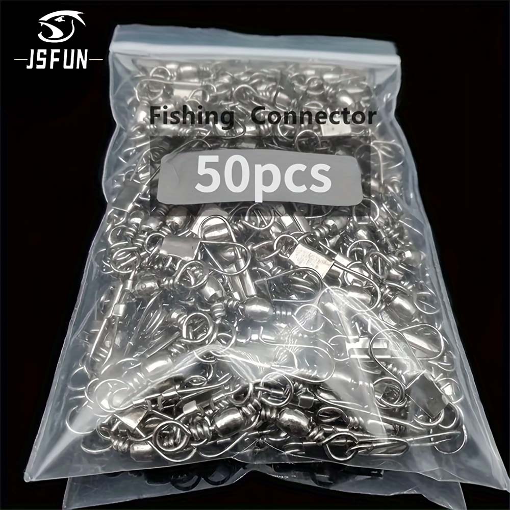 Fishing Lure Accessories - JSFUN 50 Pz Connettore Da Pesca