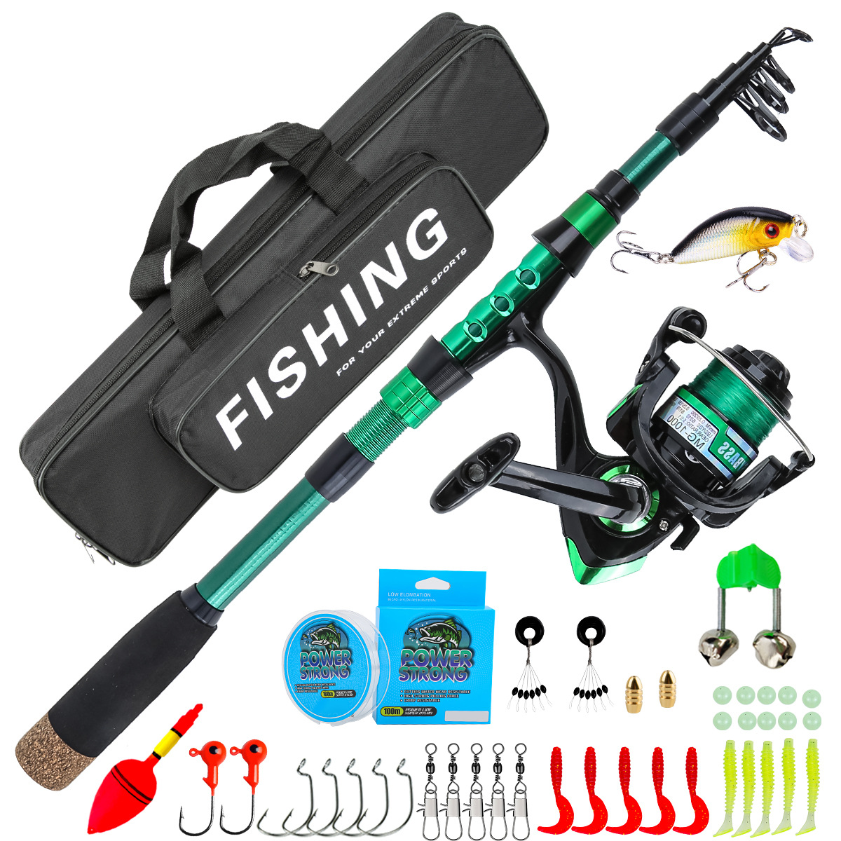 Fishing Lure Box - Canna da Pesca Telescopica in Fibra