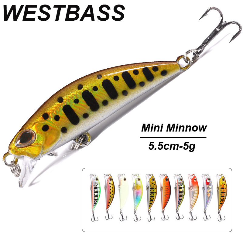 WESTBASS 1PX Micro Minnow Lure - Fishing Lure Crankbait recensione e prezzo