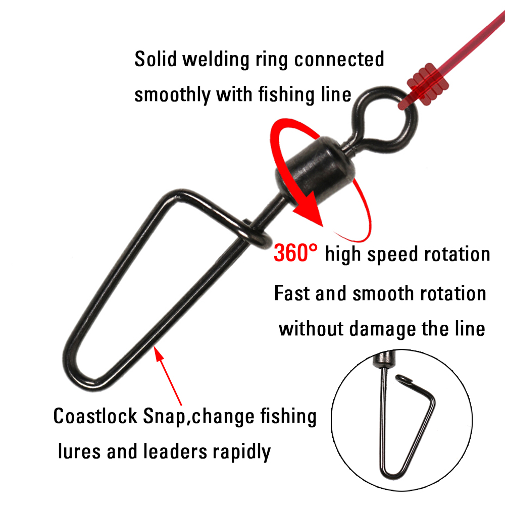 20 pezzi di girelle rotanti da - Fishing Lure Kit recensione e prezzo