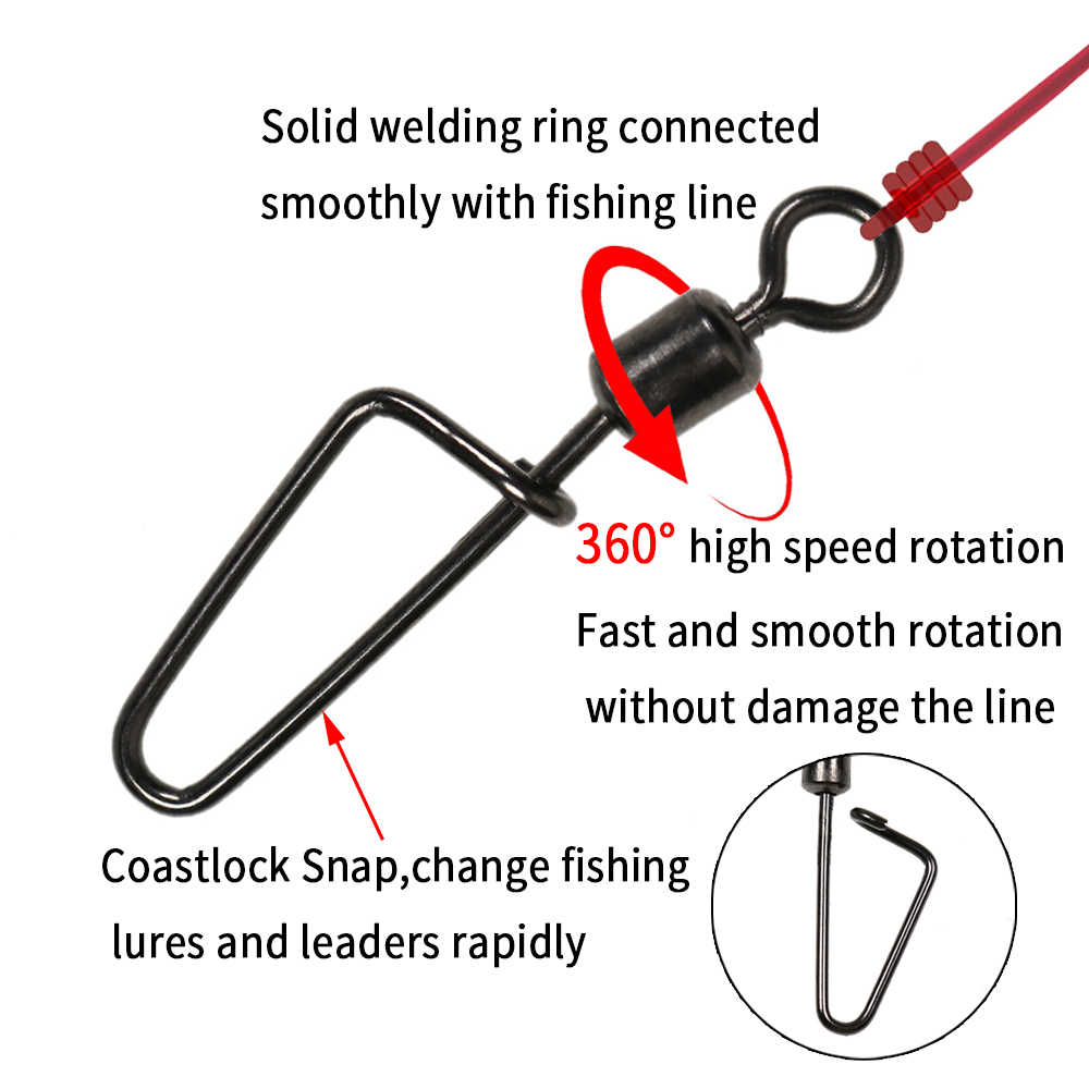 20 pezzi # Girella Girevole 12 - Fishing Lure Accessories recensione e prezzo