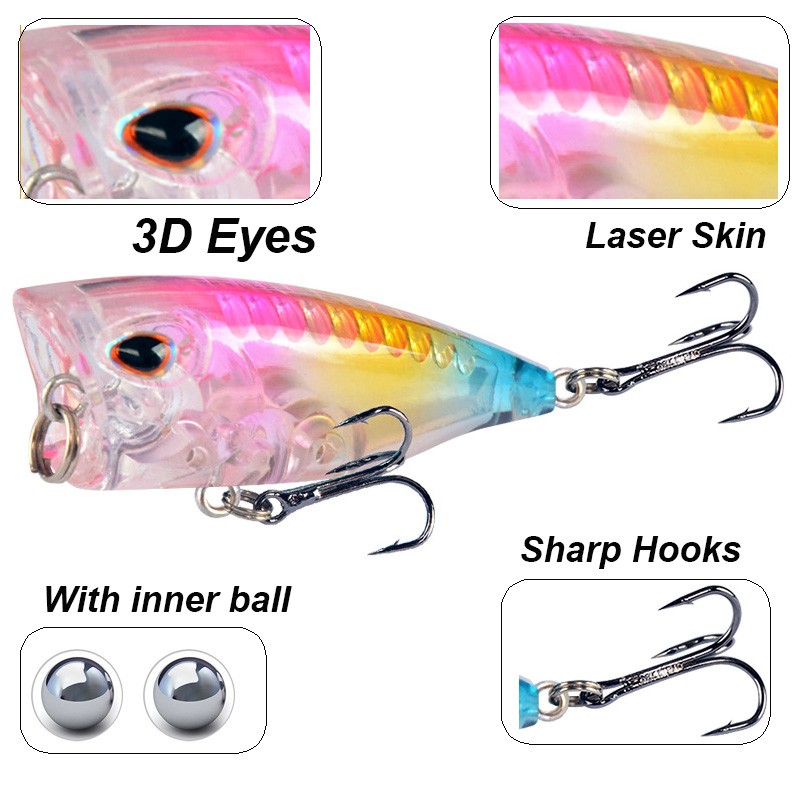 YUCONG 1PC Mini Popper Richiam - Fishing Lure Crankbait recensione e prezzo